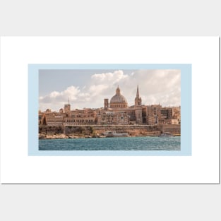 Valletta panorama Posters and Art